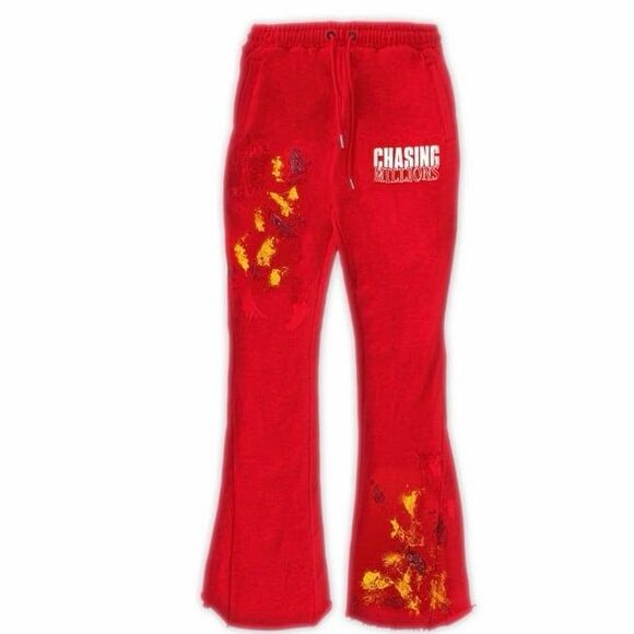 Damar Hamlin Chasing Millions Paint Splatter Hoodie and Pants - Picture 2 of 12